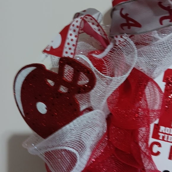 Large Handmade Alabama Decorative Wreath - Picture 2 of 4